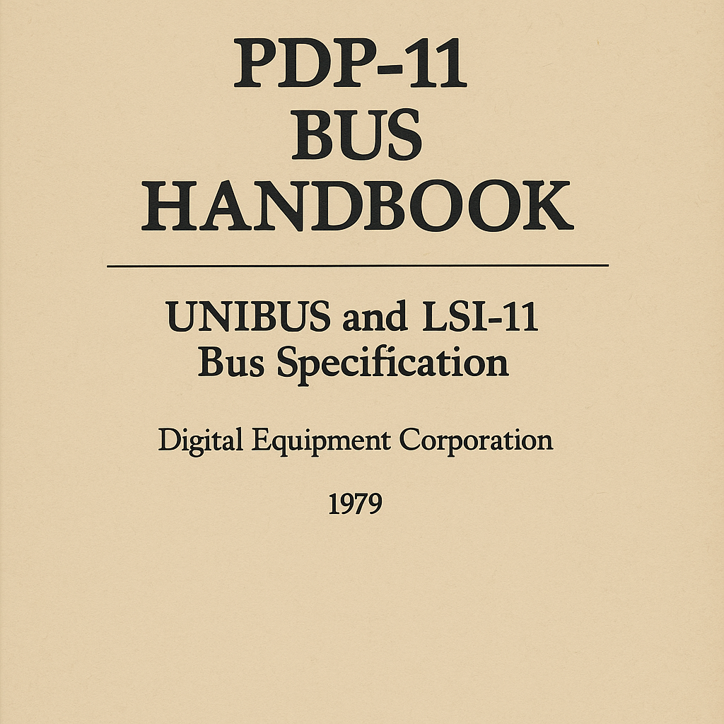 PDP‑11 UNIBUS & LSI‑11 Bus Handbook PDF Vintage DEC Technical Manual Download
