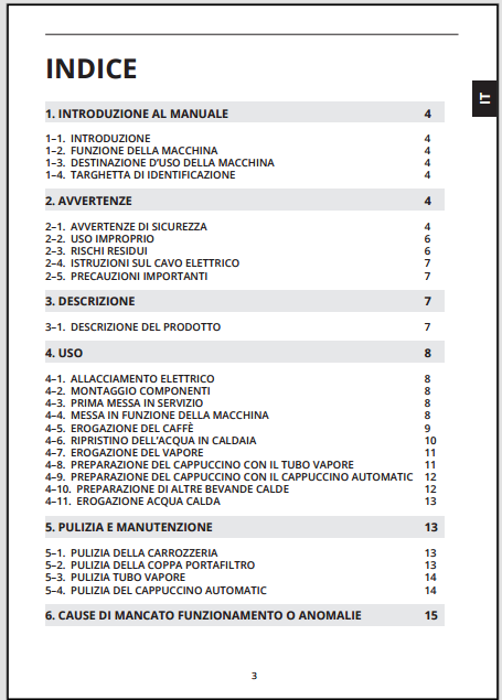 La Pavoni Macchina da Caffè a Leva - Guida Completa Manuale PDF scaricabile