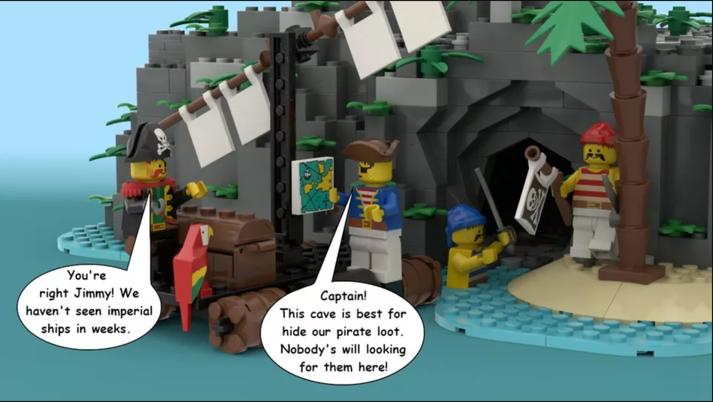 The Imperial Whitegate - LEGO Pirates Trading Post Tribute, NO BRICKS - PDF ONLY