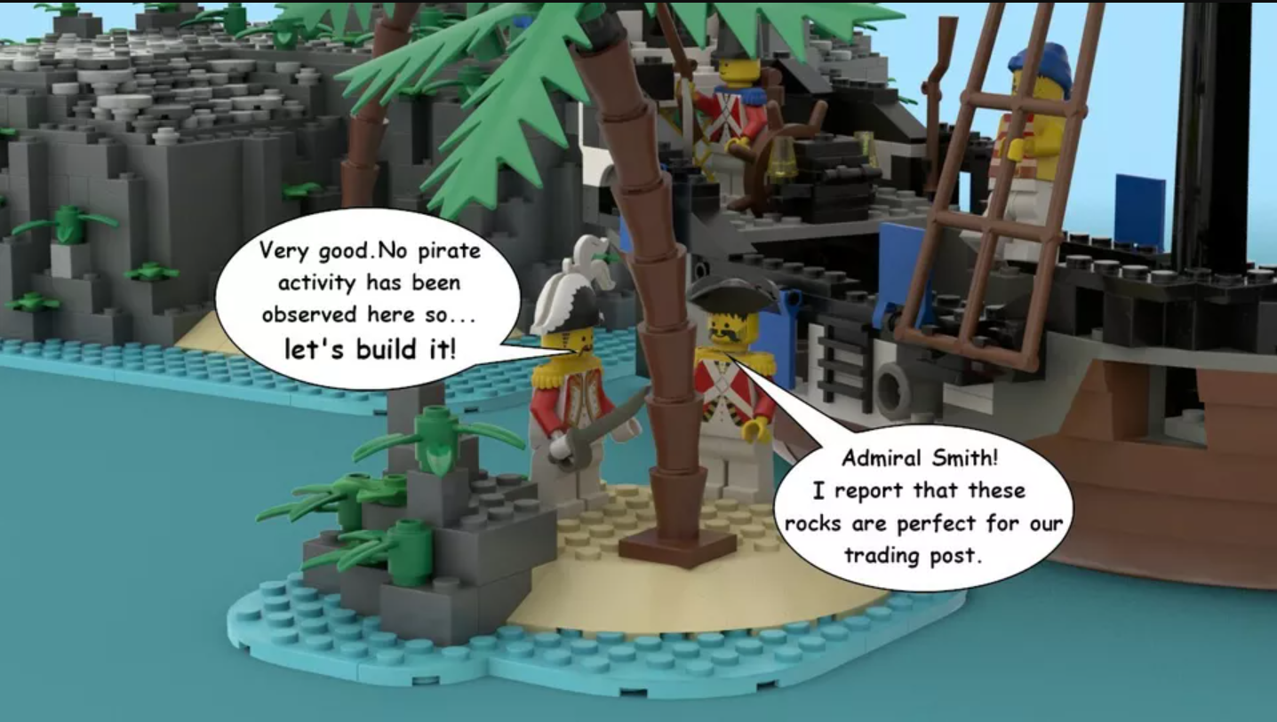 The Imperial Whitegate - LEGO Pirates Trading Post Tribute, NO BRICKS - PDF ONLY