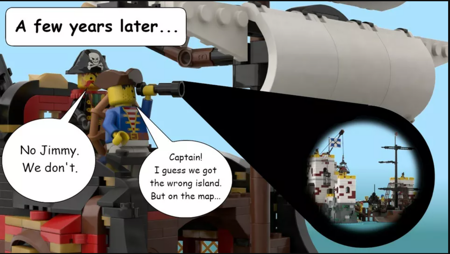 The Imperial Whitegate - LEGO Pirates Trading Post Tribute, NO BRICKS - PDF ONLY