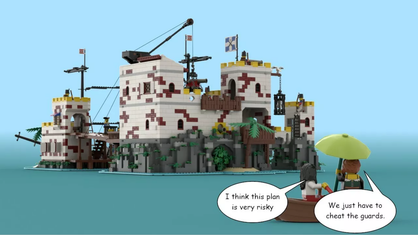 The Imperial Whitegate - LEGO Pirates Trading Post Tribute, NO BRICKS - PDF ONLY